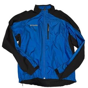 Columbia Titanium Blue Packable Windbreaker Size Large